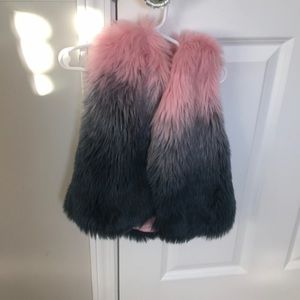 3pummes faux fur vest